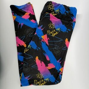 Disney Parks Powerline 90s Retro A Goofy Movie Leggings Womens M Vintage Retro